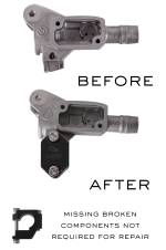 Clutch/Brake Broken Repair Bracket