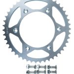 Steel Rear Sprocket + Bolts