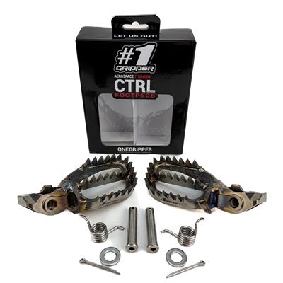 Ti-CTRL Footpegs - Tri Grip - KTM/HQV/GG/Beta