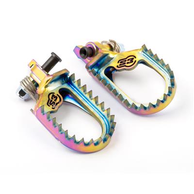 S3 Titanium Footpegs Rainbow Yamaha