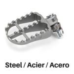S3 Footpegs Enduro Steel Hardrock