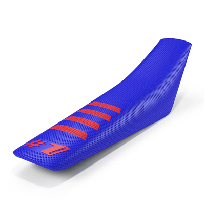 One Gripper Seat Cover - RIBBED Blue/Red