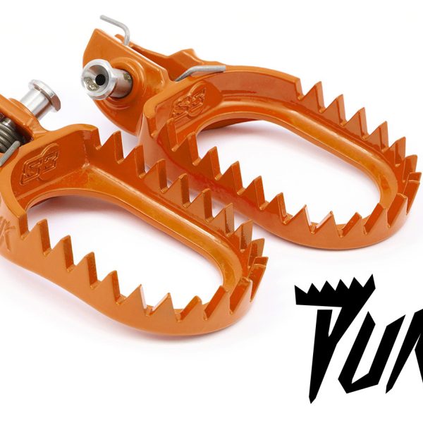 S3 Punk footrests KTM/Husky TPI 2017-21 Orange