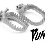 S3 Punk Footrests Beta/Gas Gas/KTM 92-2016 & Yam - Silver
