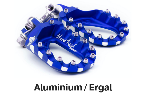 S3 Footrest Hardrock Enduro Hardrock Alumin Blue