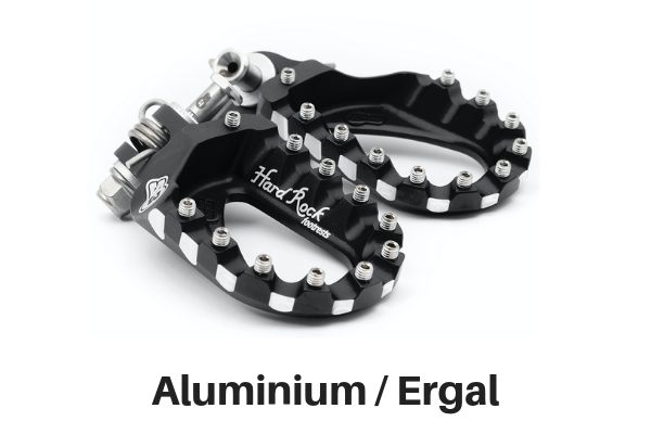 S3 Yamaha/Beta Footpegs Hardrock Alu Black